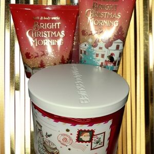 🎄 Bath & Body Works Bright Christmas Morning – Holiday Gift Bundle 🎄